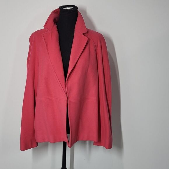 Jones New York Signature Pink Wool Blend Jacket - Picture 1 of 12